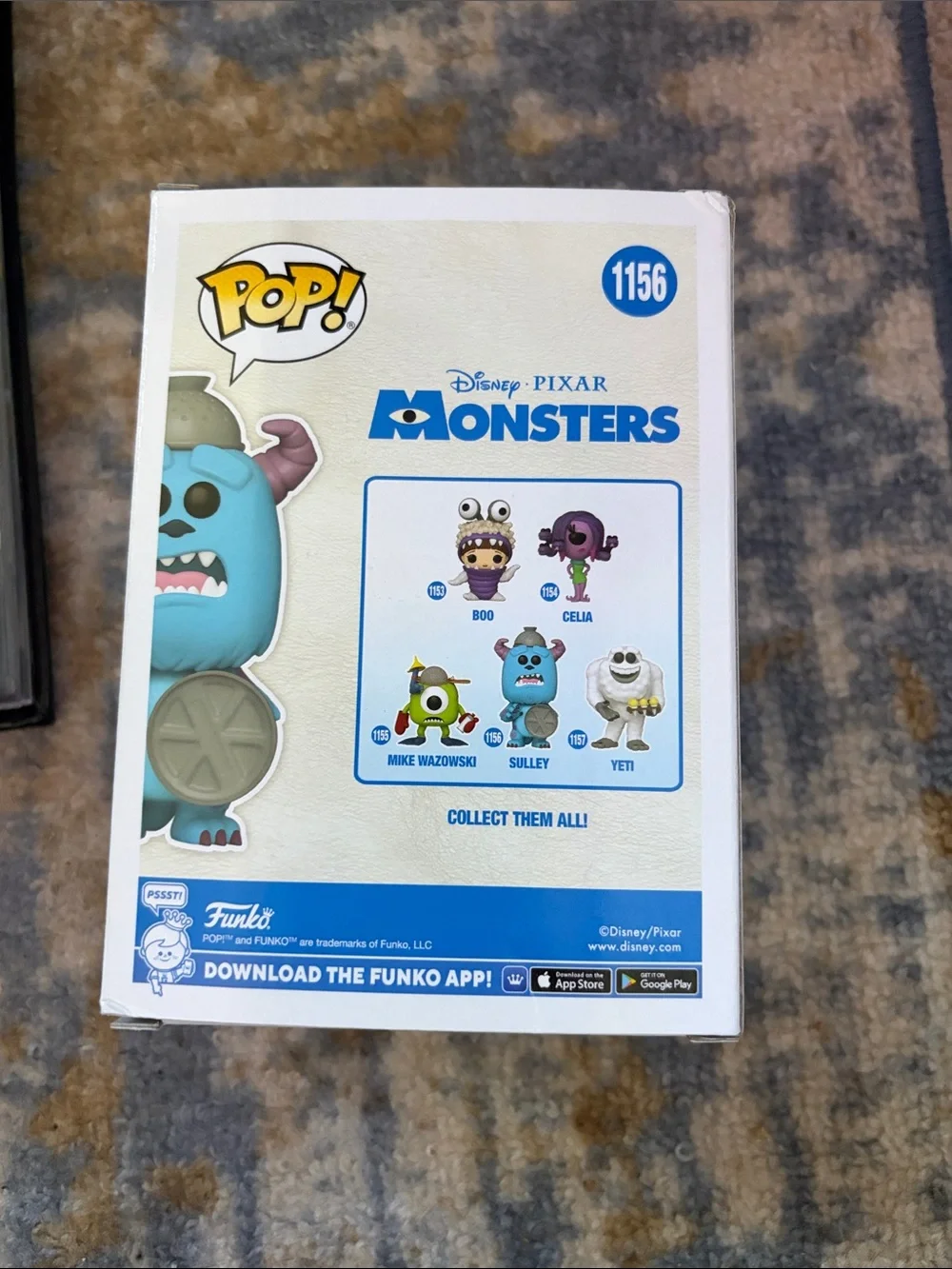 Funko Sulley Pop! Vinyl Figure - Blue with Purple Horns & Pink Mouth (1156)